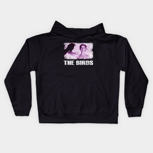 Terror Takes Flight The Birds Iconic Scene Tee Kids Hoodie